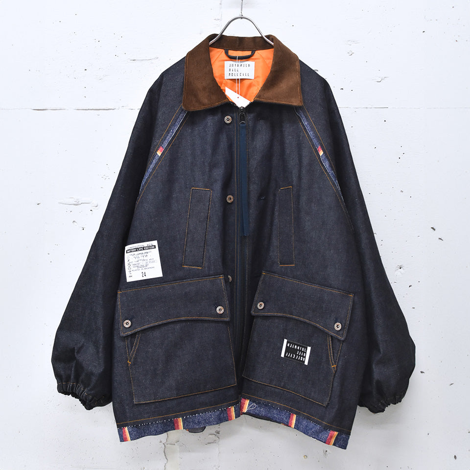 JUVENILE HALL ROLLCALL / 2094 INDIGO UKT FLD JACKET - INDIGO