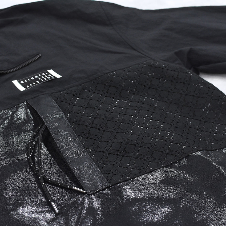 JUVENILE HALL ROLLCALL / 2096 CMP STD ANORAK - BLACK/GRITTER