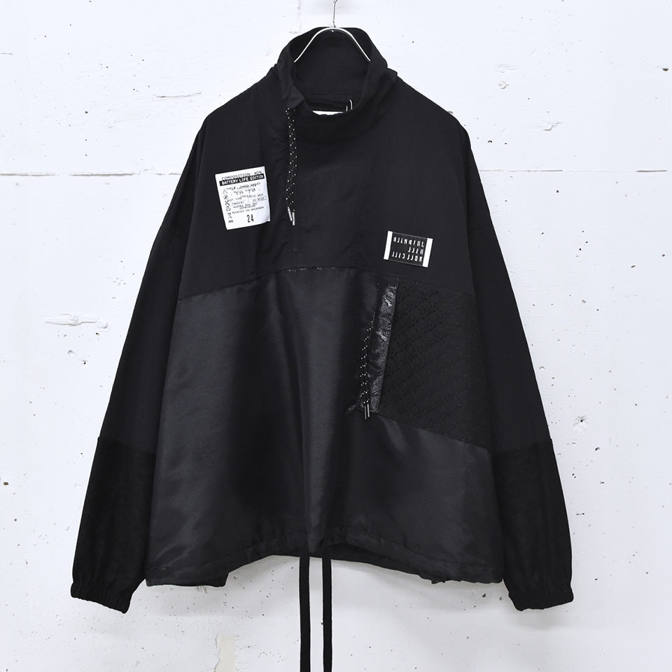 JUVENILE HALL ROLLCALL / 2096 CMP STD ANORAK - BLACK/GRITTER