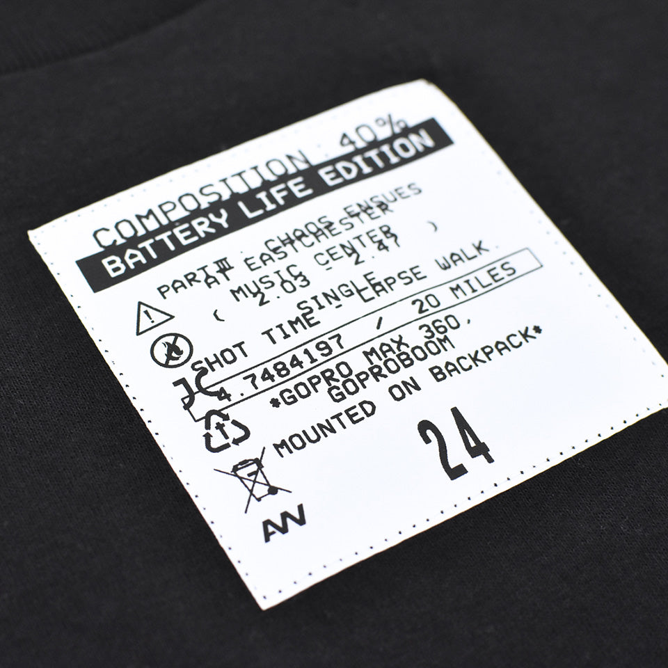 JUVENILE HALL ROLLCALL / 2185 ARBK LS TEE - BLACK