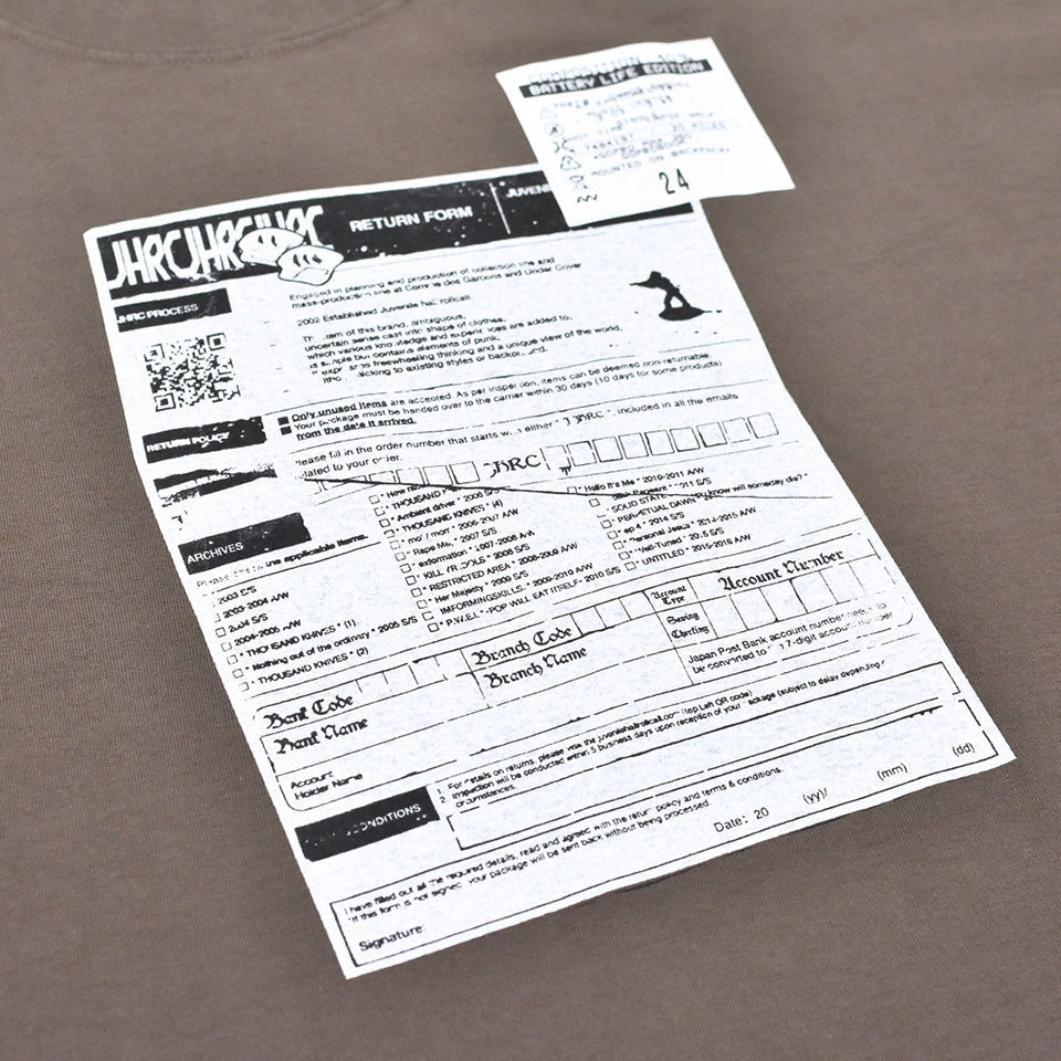 JUVENILE HALL ROLLCALL / 2187 RFHW DPSD SS TEE - BROWN