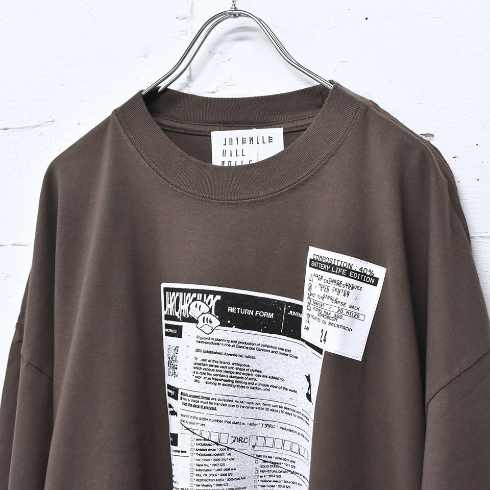 JUVENILE HALL ROLLCALL / 2187 RFHW DPSD SS TEE - BROWN
