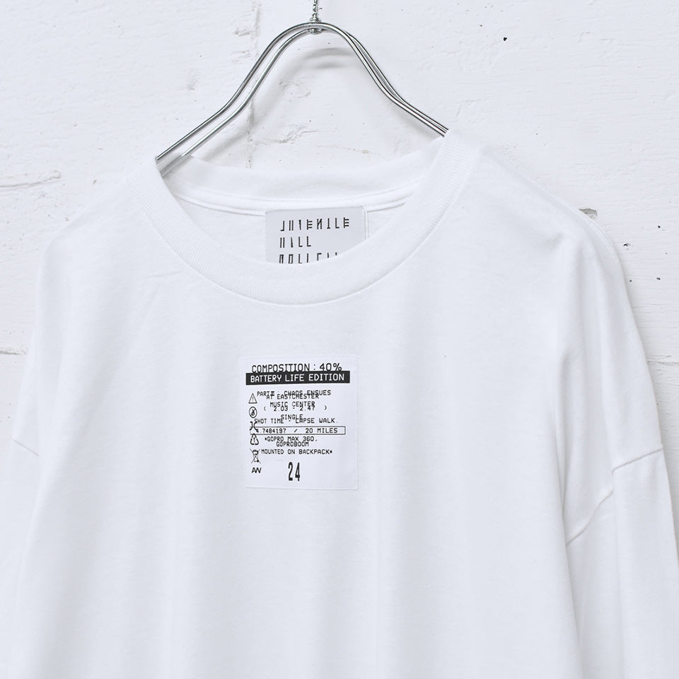 JUVENILE HALL ROLLCALL / 2185 ARBK LS TEE - WHITE