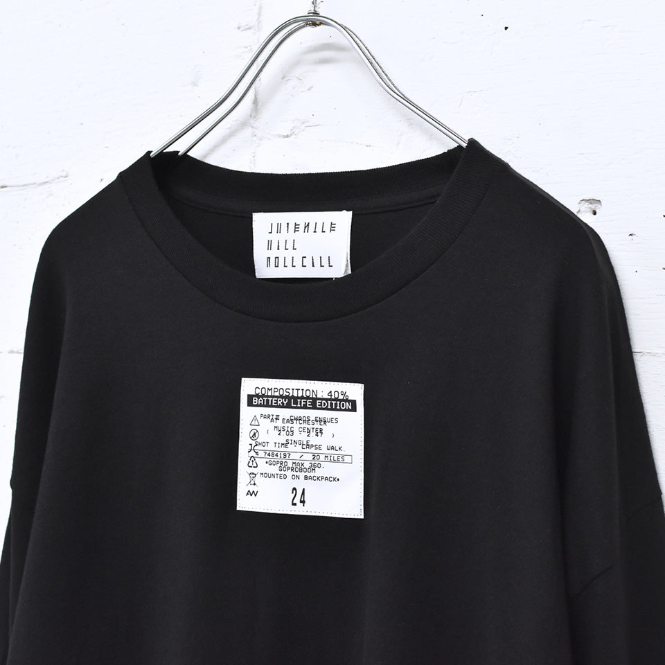 JUVENILE HALL ROLLCALL / 2185 ARBK LS TEE - BLACK