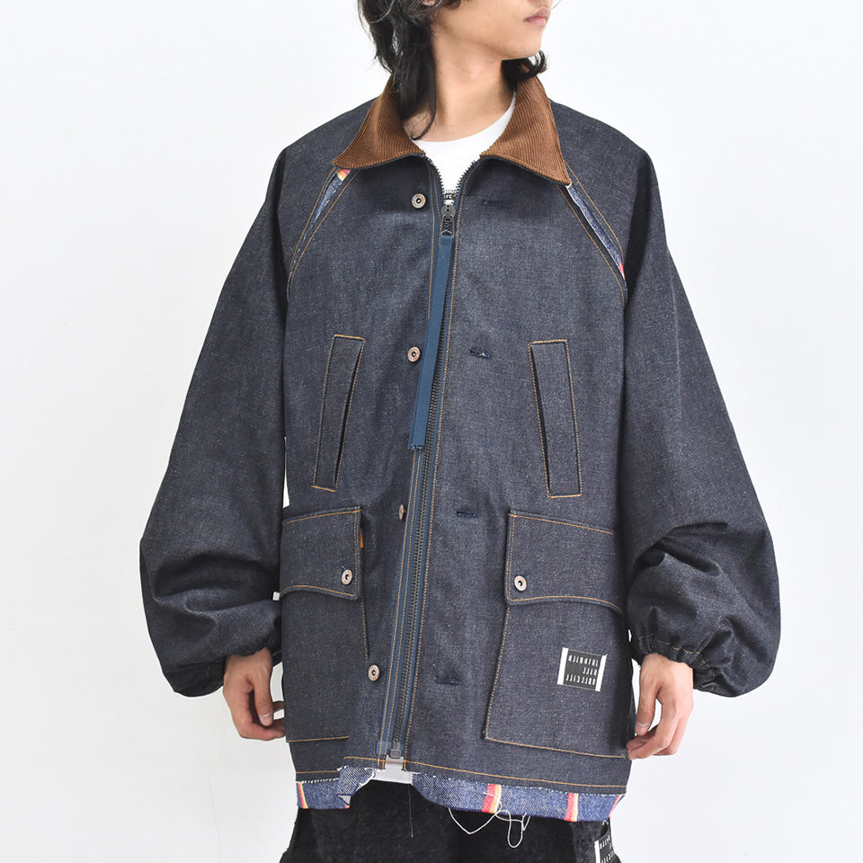 JUVENILE HALL ROLLCALL / 2094 INDIGO UKT FLD JACKET - INDIGO