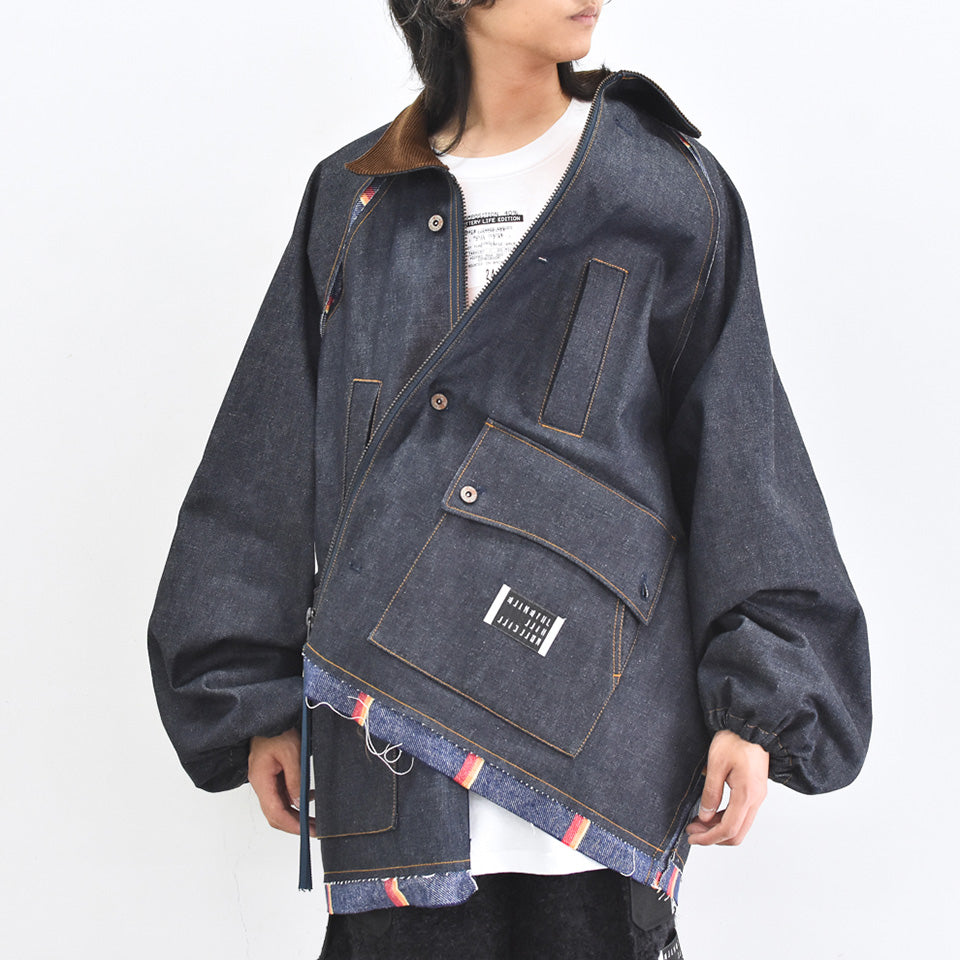 JUVENILE HALL ROLLCALL / 2094 INDIGO UKT FLD JACKET - INDIGO