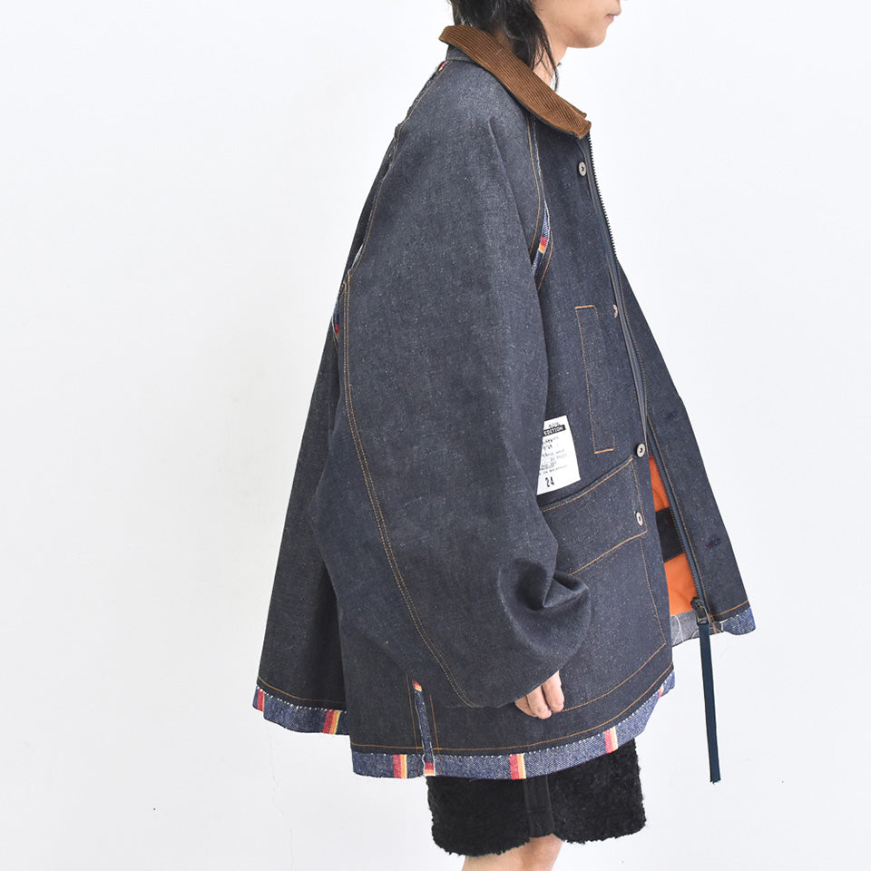 JUVENILE HALL ROLLCALL / 2094 INDIGO UKT FLD JACKET - INDIGO
