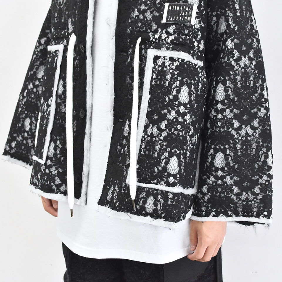 JUVENILE HALL ROLLCALL / 2130 CMP BKL LINER JACKET - BLACK