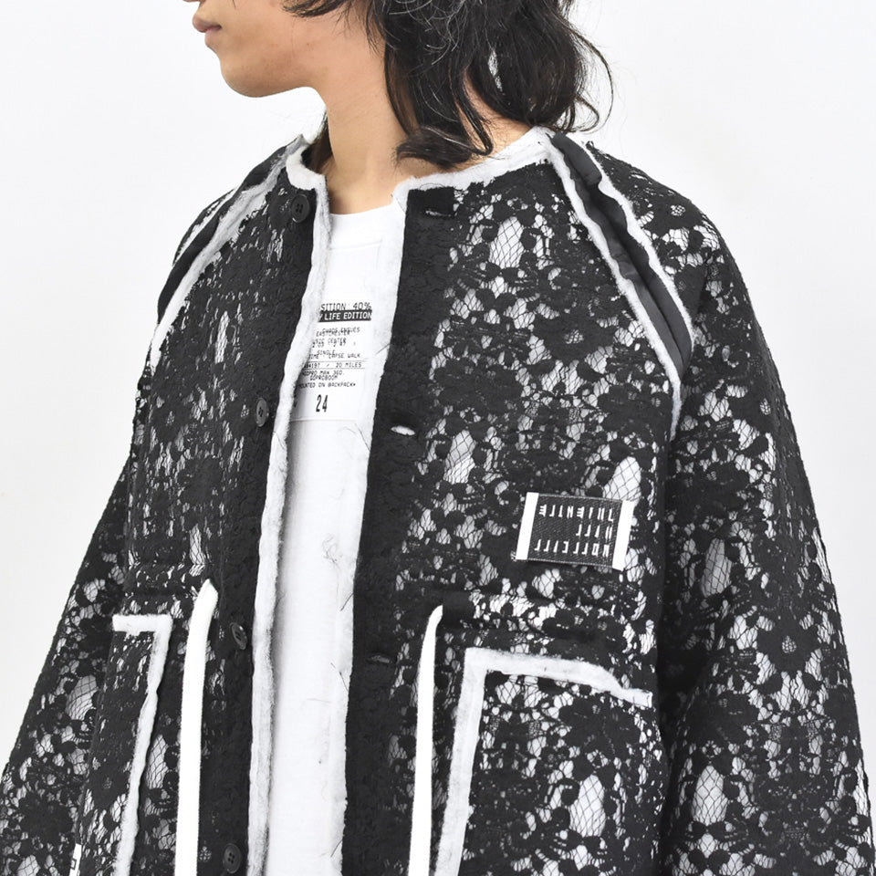 JUVENILE HALL ROLLCALL / 2130 CMP BKL LINER JACKET - BLACK