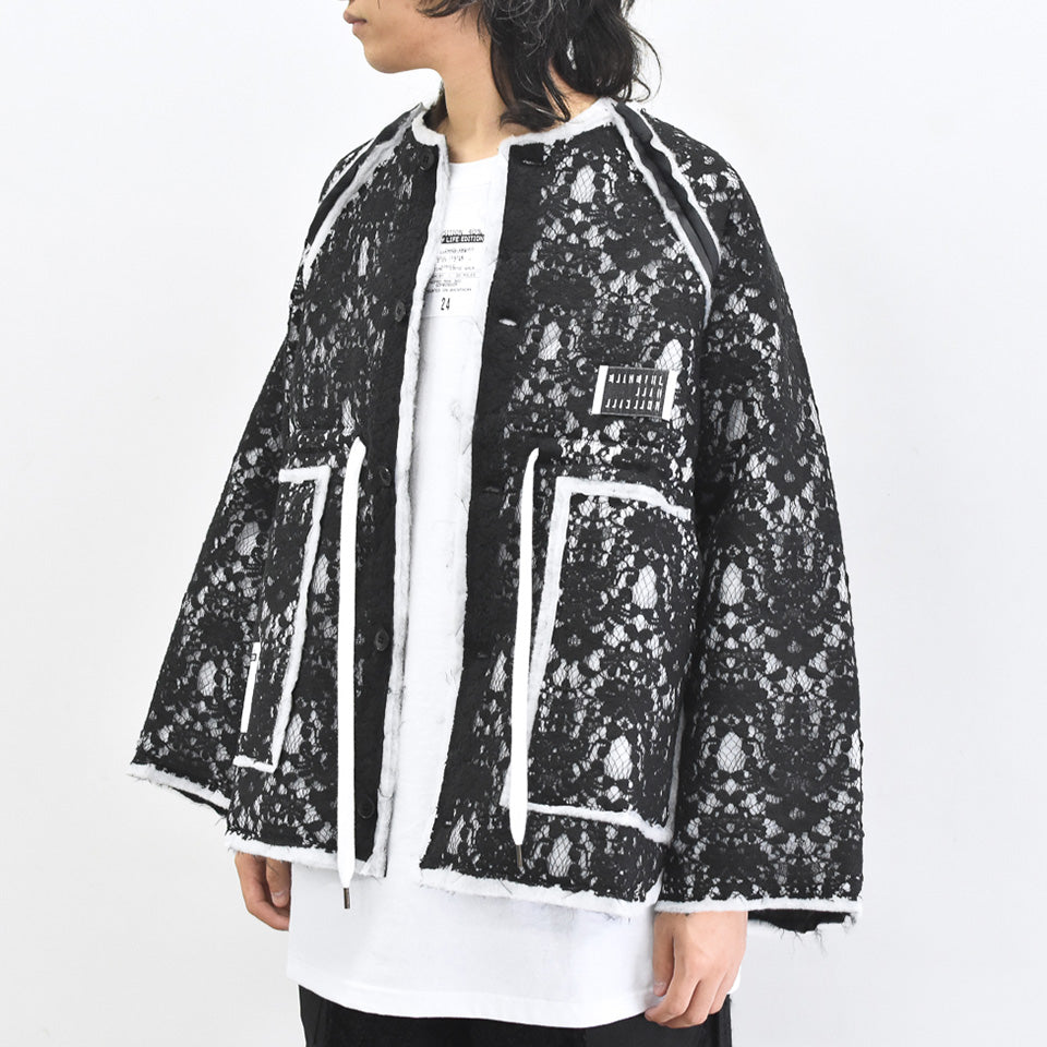 JUVENILE HALL ROLLCALL / 2130 CMP BKL LINER JACKET - BLACK