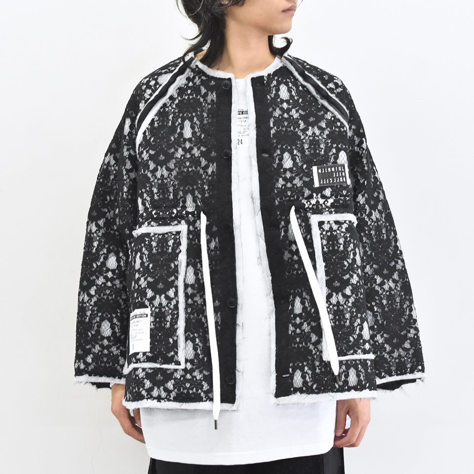 JUVENILE HALL ROLLCALL / 2130 CMP BKL LINER JACKET - BLACK
