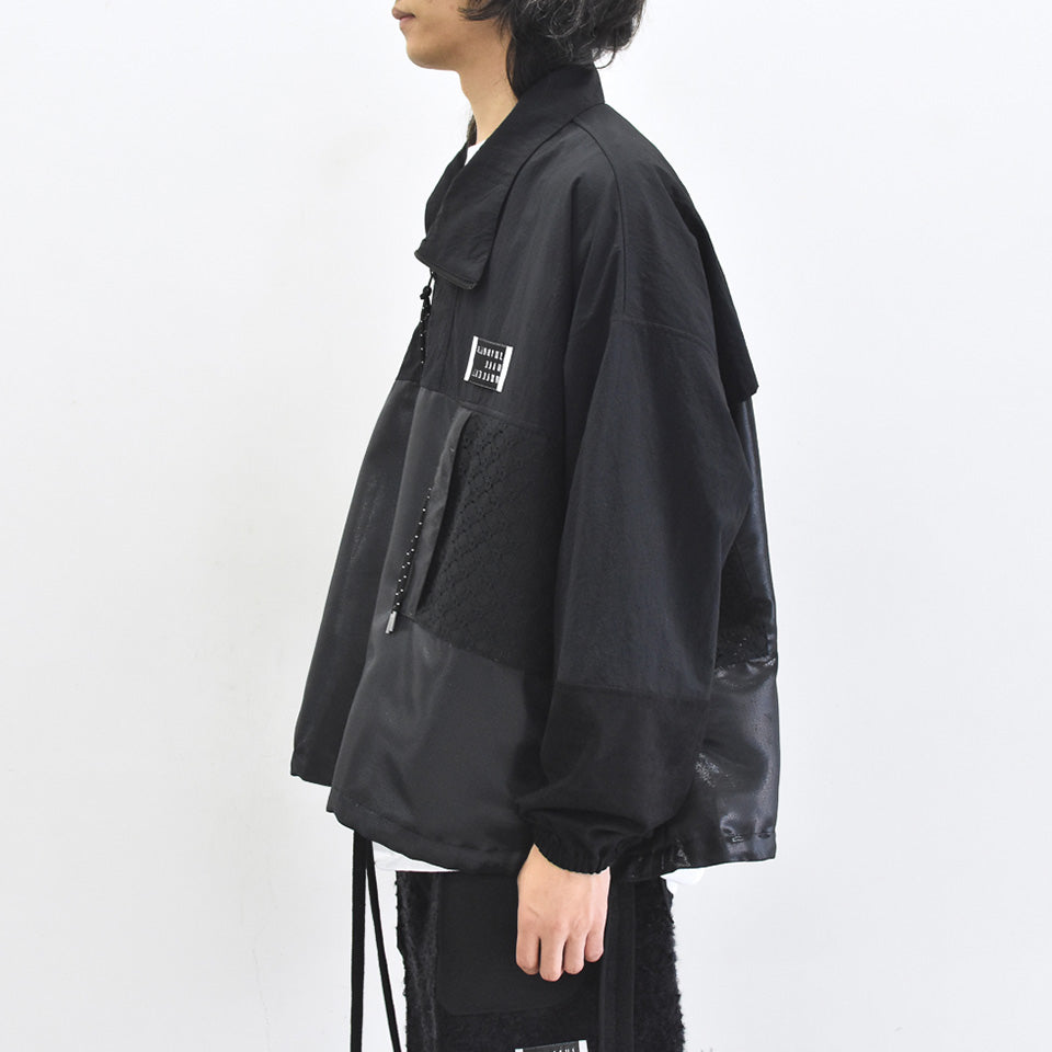 JUVENILE HALL ROLLCALL / 2096 CMP STD ANORAK - BLACK/GRITTER