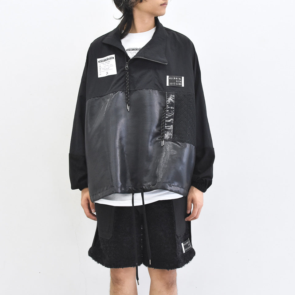 JUVENILE HALL ROLLCALL / 2096 CMP STD ANORAK - BLACK/GRITTER