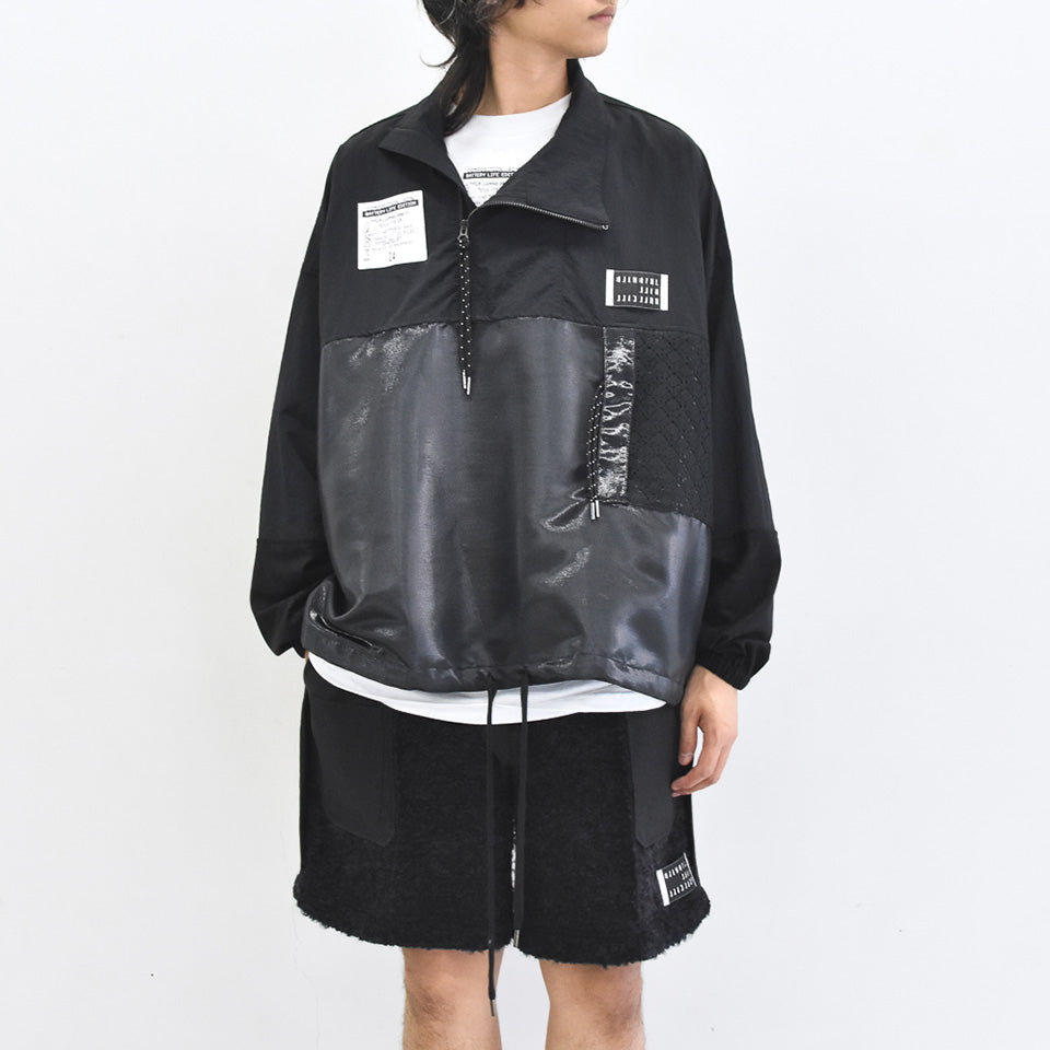 JUVENILE HALL ROLLCALL / 2096 CMP STD ANORAK - BLACK/GRITTER