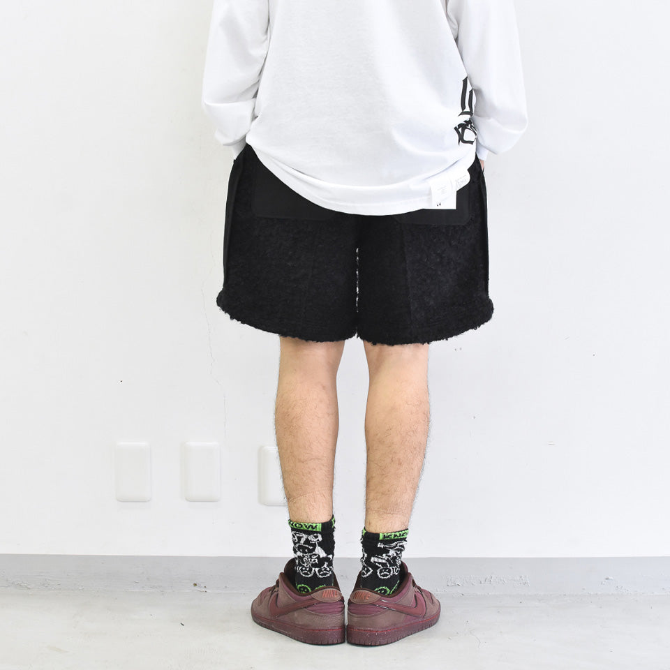 JUVENILE HALL ROLLCALL / 2118 INSIDEOUT FY SHORTS - BLACK