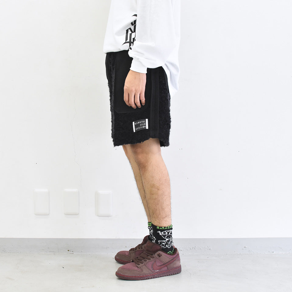 JUVENILE HALL ROLLCALL / 2118 INSIDEOUT FY SHORTS - BLACK