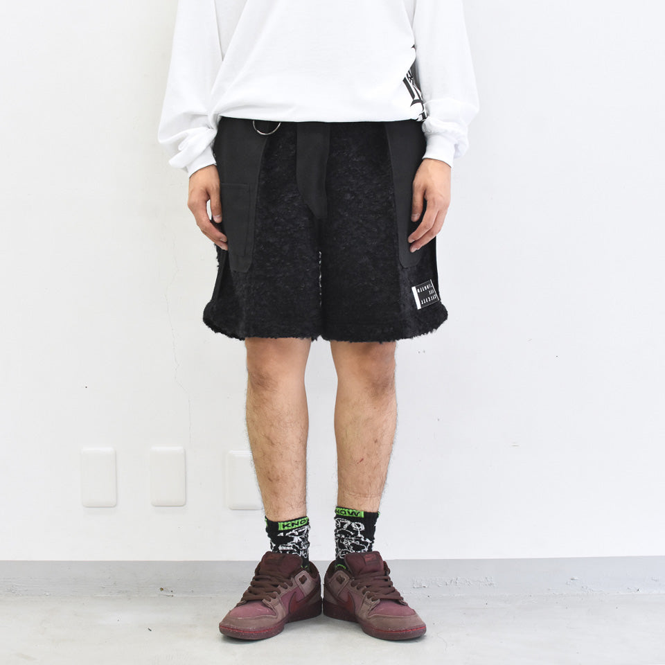JUVENILE HALL ROLLCALL / 2118 INSIDEOUT FY SHORTS - BLACK