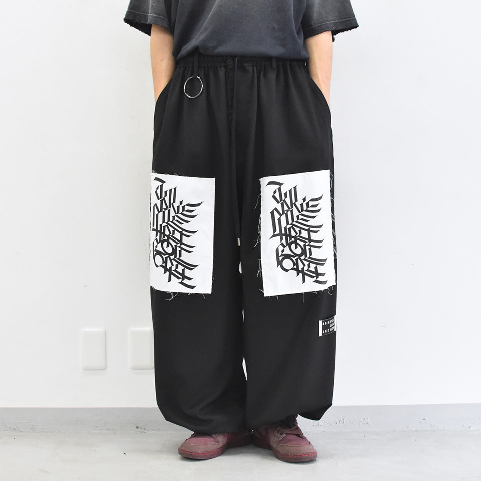 JUVENILE HALL ROLLCALL / 2163 ARBLG WIDE TROUSERS - BLACK