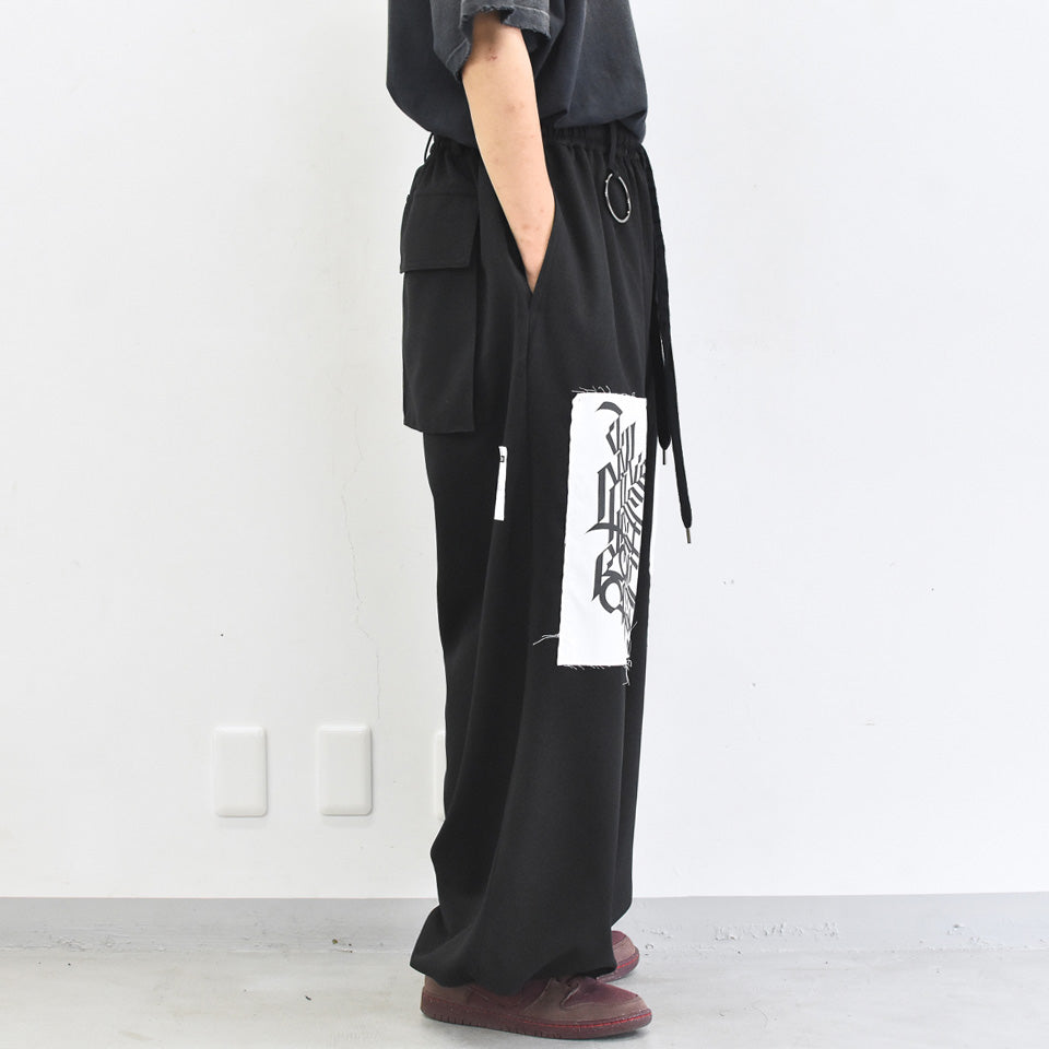 JUVENILE HALL ROLLCALL / 2163 ARBLG WIDE TROUSERS - BLACK