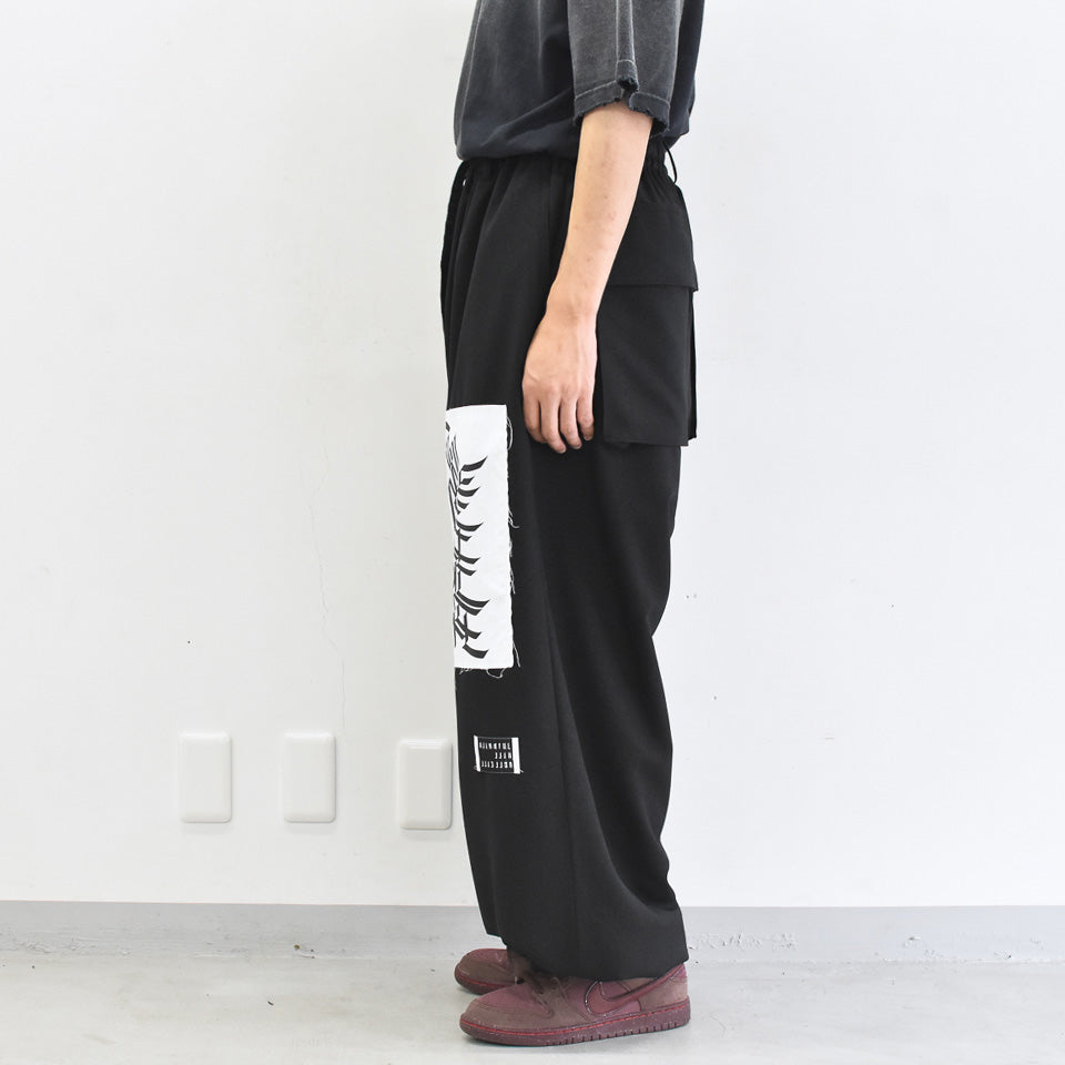 JUVENILE HALL ROLLCALL / 2163 ARBLG WIDE TROUSERS - BLACK