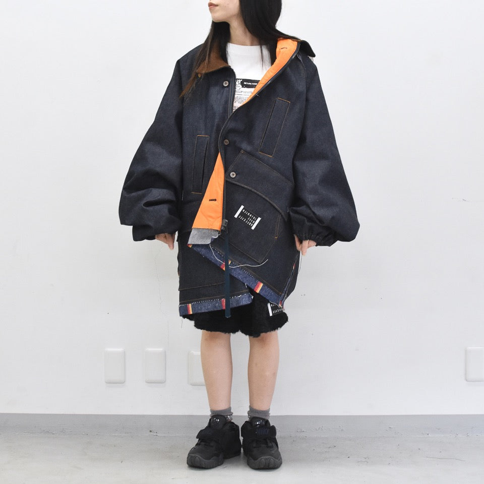 JUVENILE HALL ROLLCALL / 2094 INDIGO UKT FLD JACKET - INDIGO
