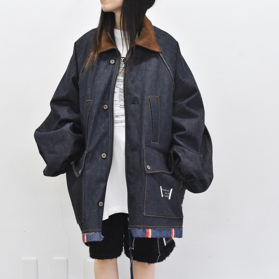 JUVENILE HALL ROLLCALL / 2094 INDIGO UKT FLD JACKET - INDIGO