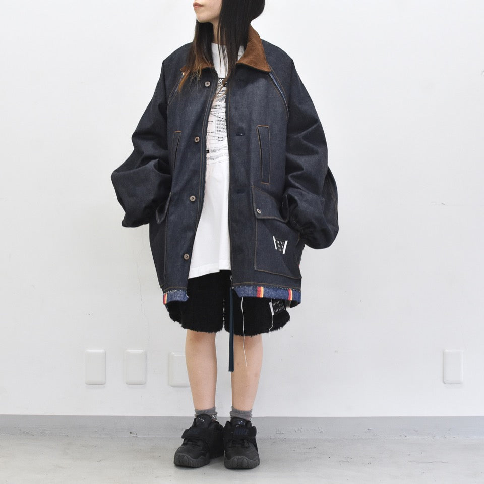 JUVENILE HALL ROLLCALL / 2094 INDIGO UKT FLD JACKET - INDIGO