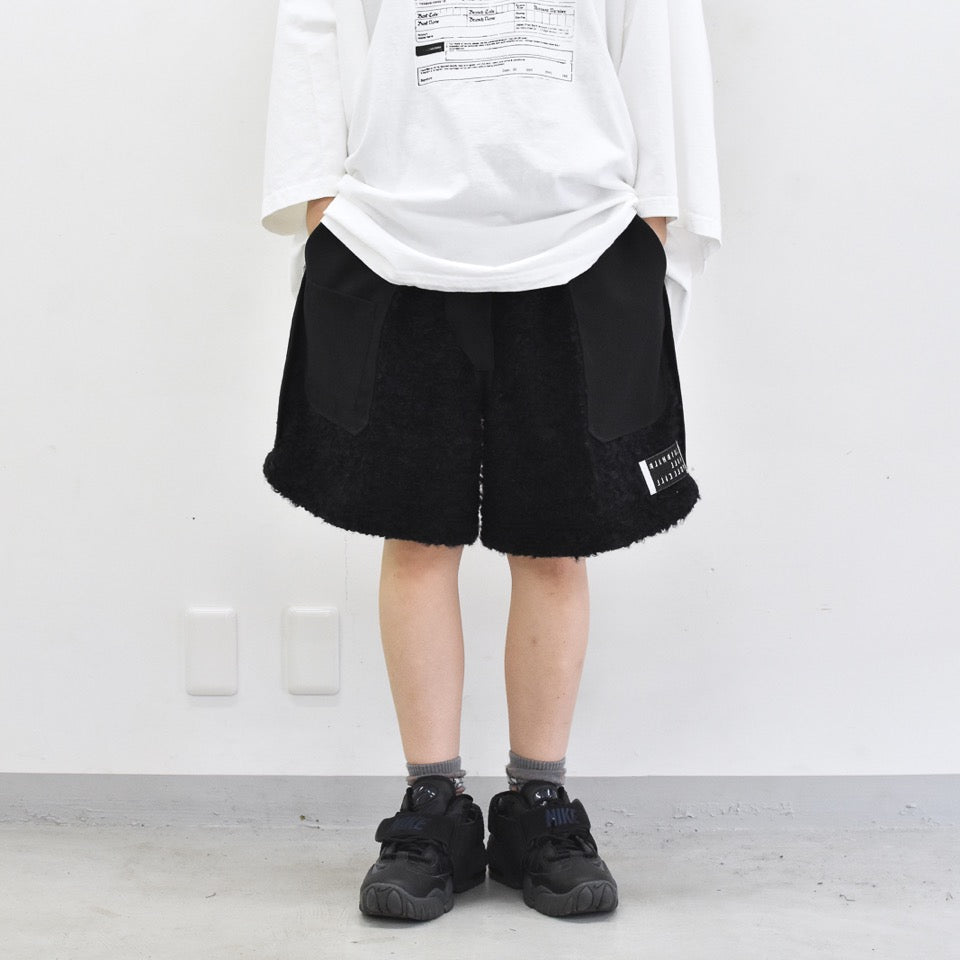 JUVENILE HALL ROLLCALL / 2118 INSIDEOUT FY SHORTS - BLACK
