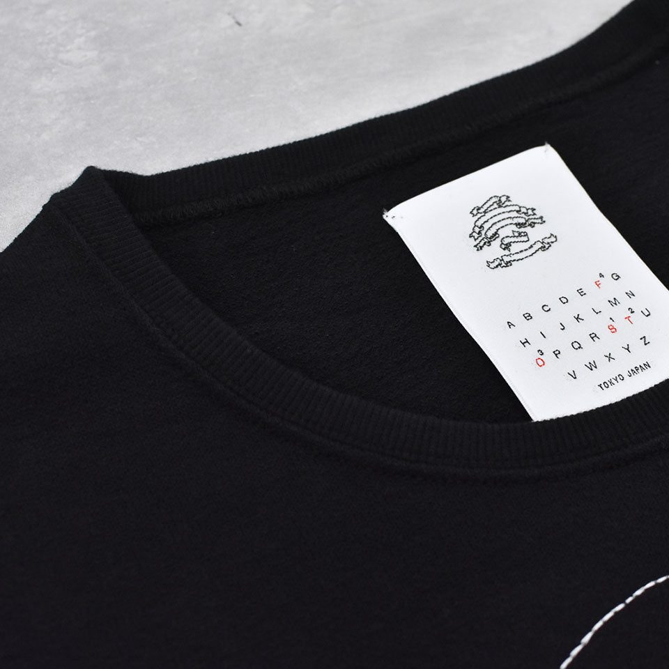 STOF / Oversized Relax Tee/che embroi - BLACK