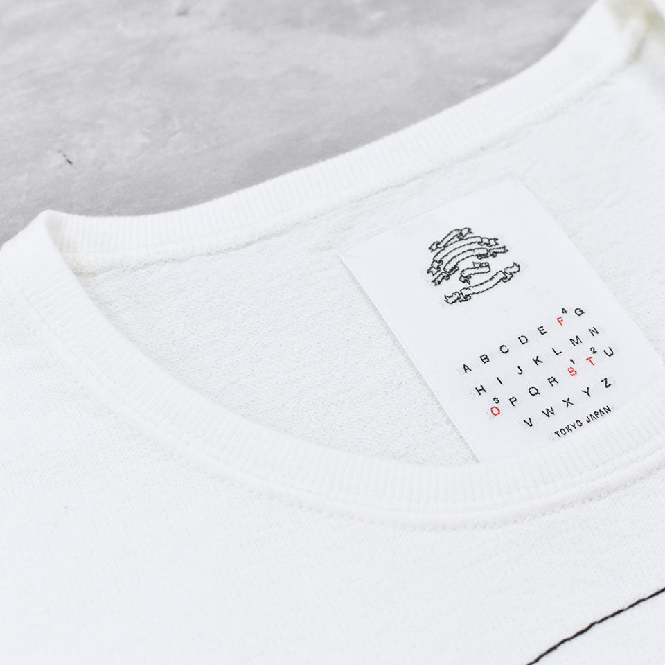 STOF / Oversized Relax Tee/che embroi - WHITE