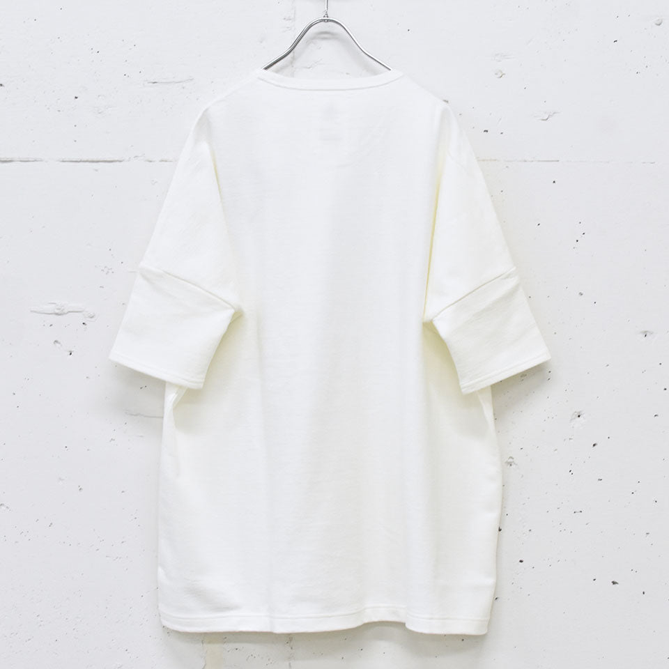 STOF / Oversized Relax Tee/che embroi - WHITE