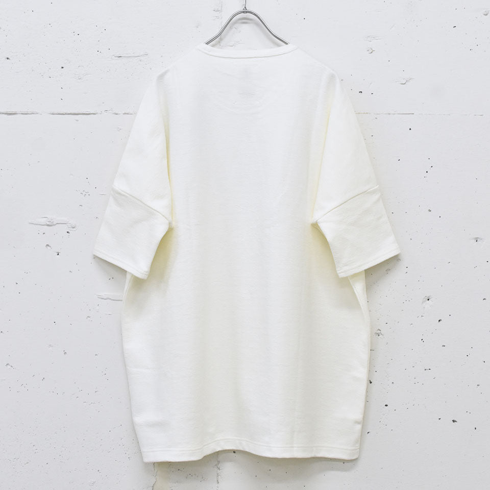 STOF / Oversized Relax Tee/each path - WHITE