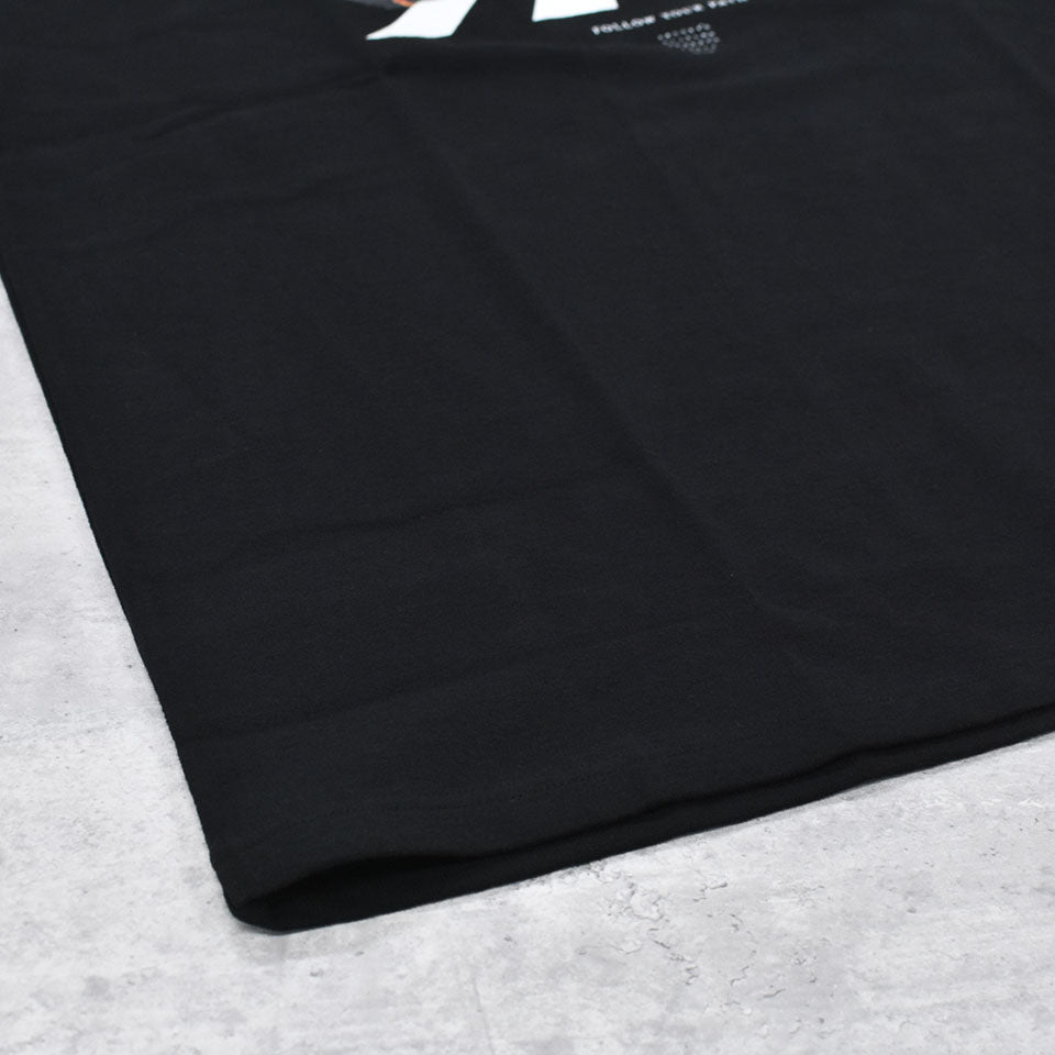 STOF / Oversized Relax Tee/each path - BLACK