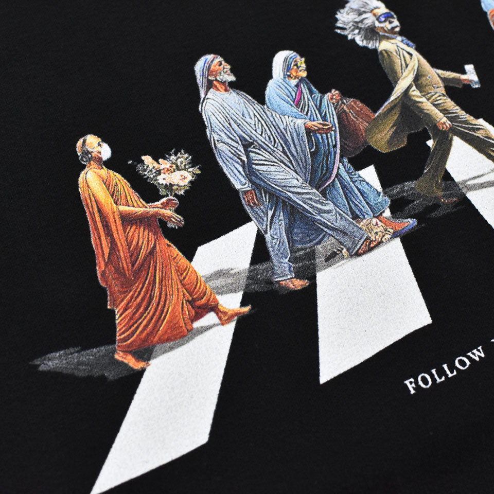 STOF / Oversized Relax Tee/each path - BLACK