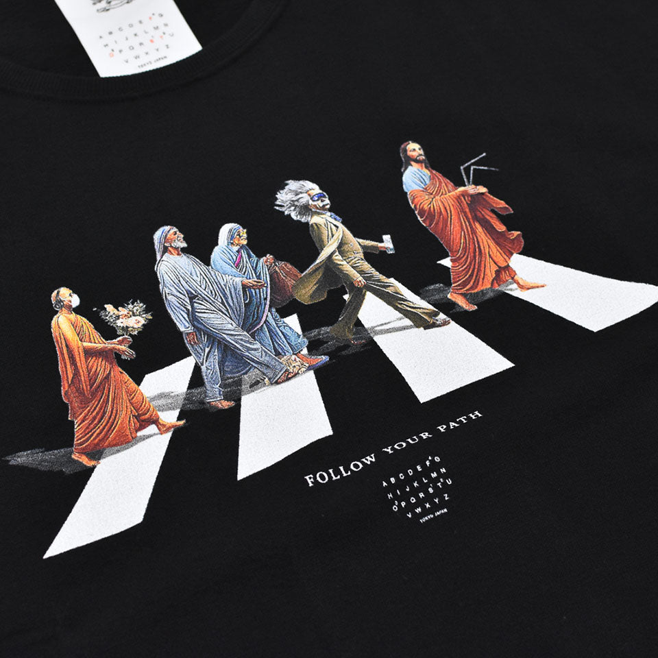 STOF / Oversized Relax Tee/each path - BLACK