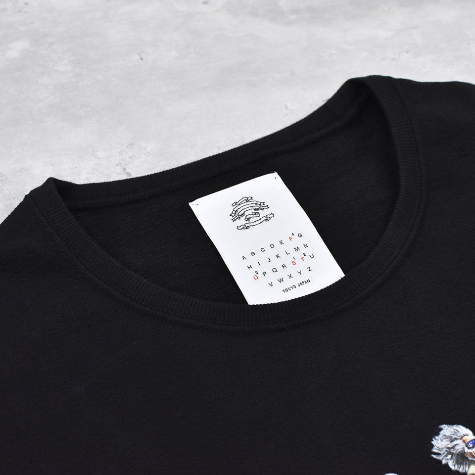 STOF / Oversized Relax Tee/each path - BLACK