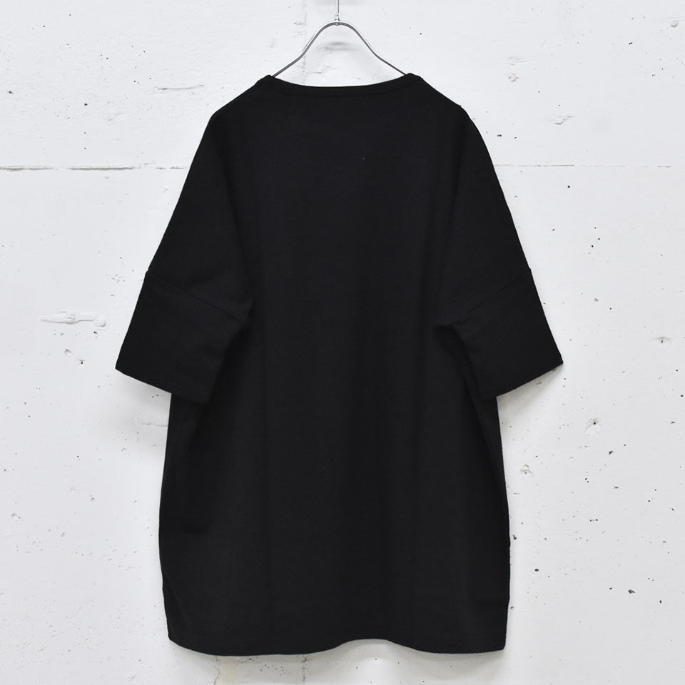 STOF / Oversized Relax Tee/each path - BLACK