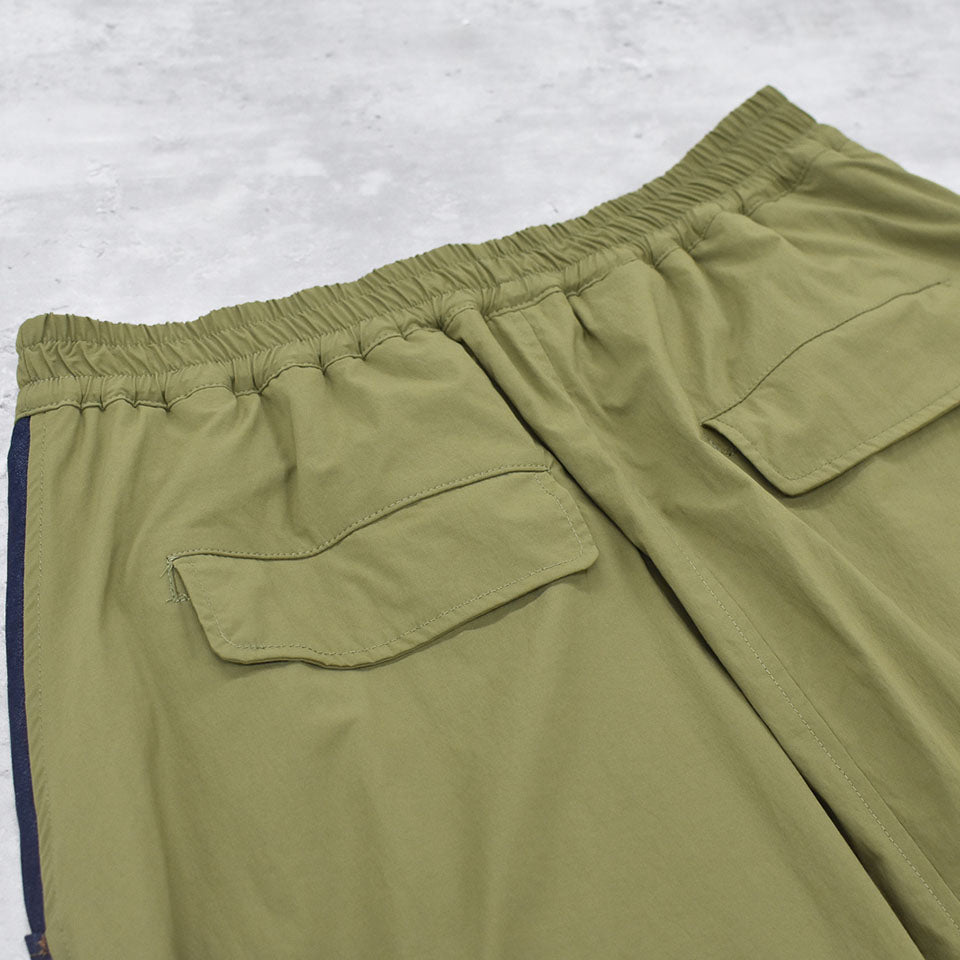 STOF / Trompe l’oeil Layer Skirt - KHAKI