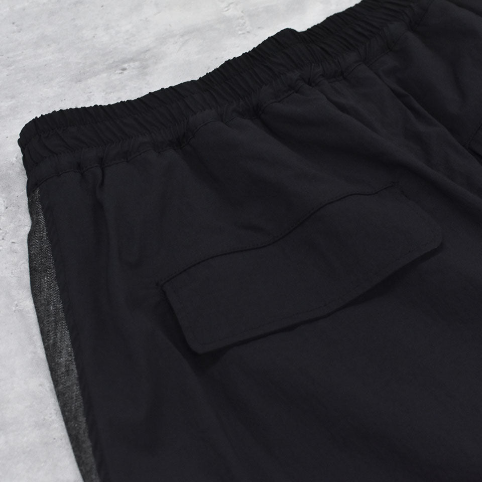 STOF / Trompe l’oeil Layer Skirt - BLACK