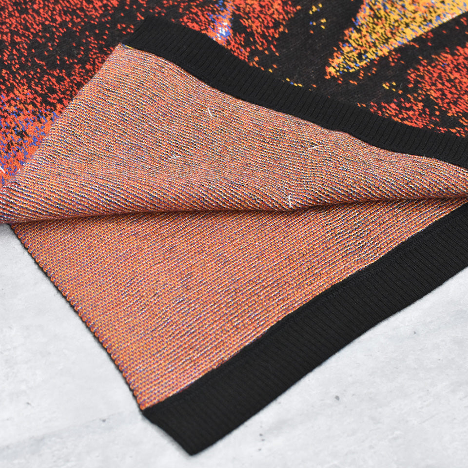 STOF / Double Exposure Knit Stole - VOLCAN