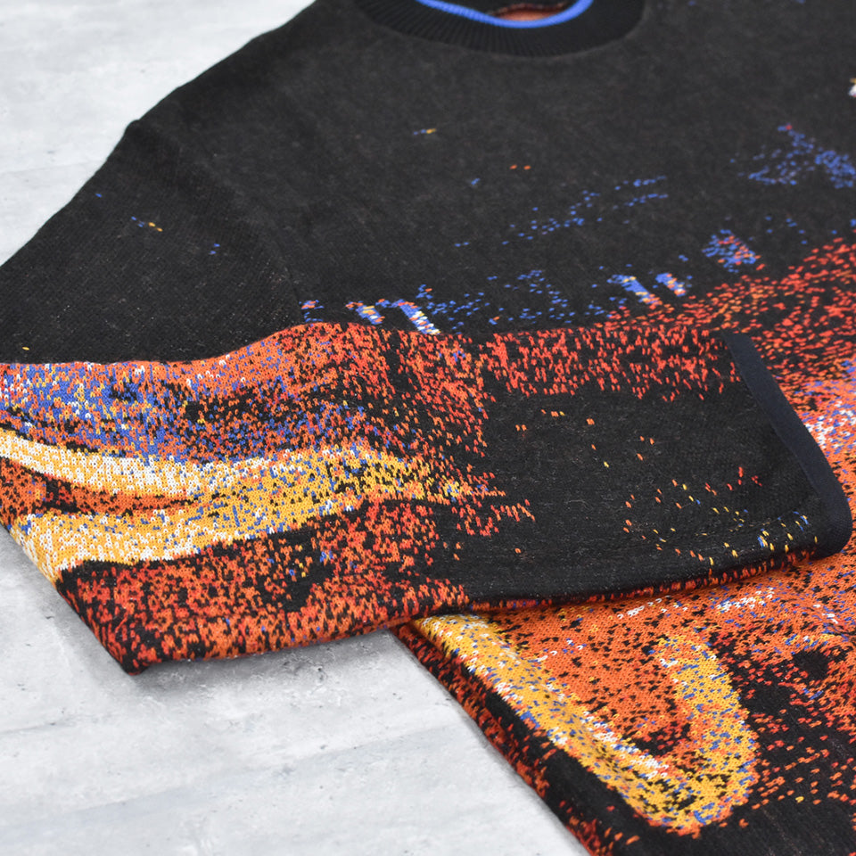 STOF / Double Exposure Knit Sweater - VOLCAN