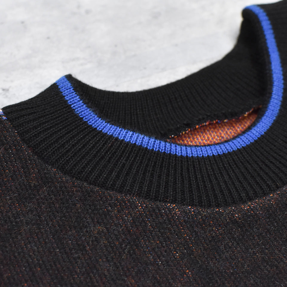 STOF / Double Exposure Knit Sweater - VOLCAN