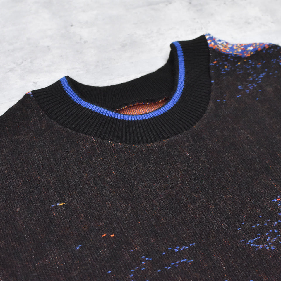STOF / Double Exposure Knit Sweater - VOLCAN