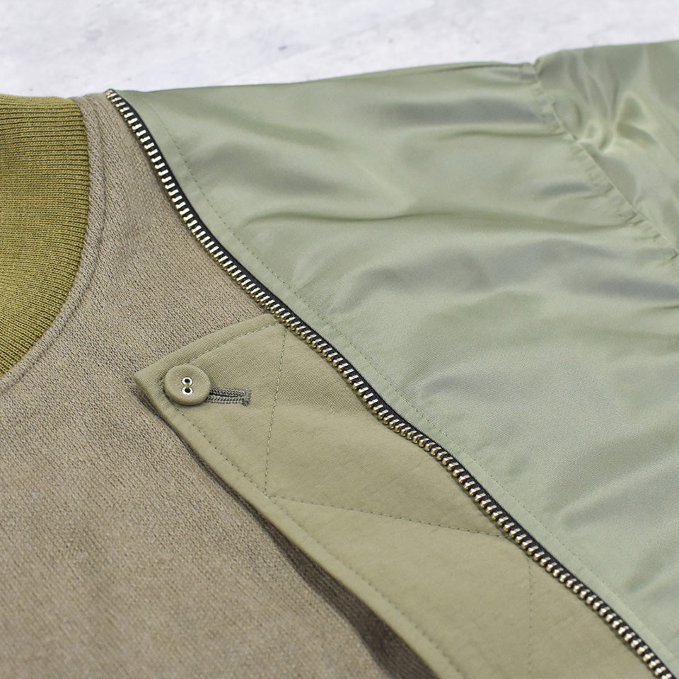 STOF / Trompe l’oeil Pulover - KHAKI