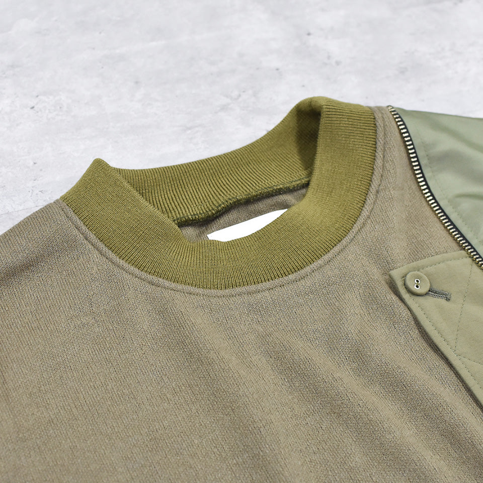 STOF / Trompe l’oeil Pulover - KHAKI