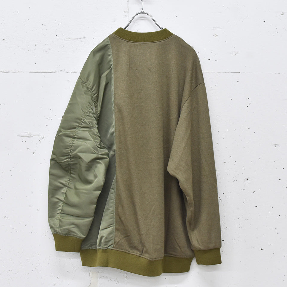 STOF / Trompe l’oeil Pulover - KHAKI