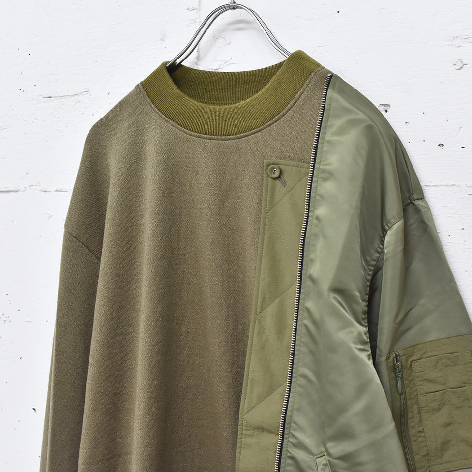 STOF / Trompe l’oeil Pulover - KHAKI