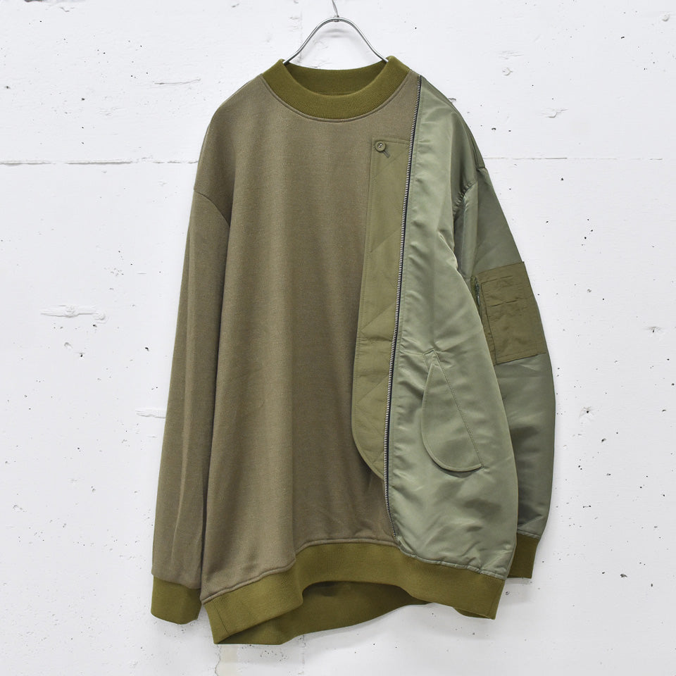 STOF / Trompe l’oeil Pulover - KHAKI