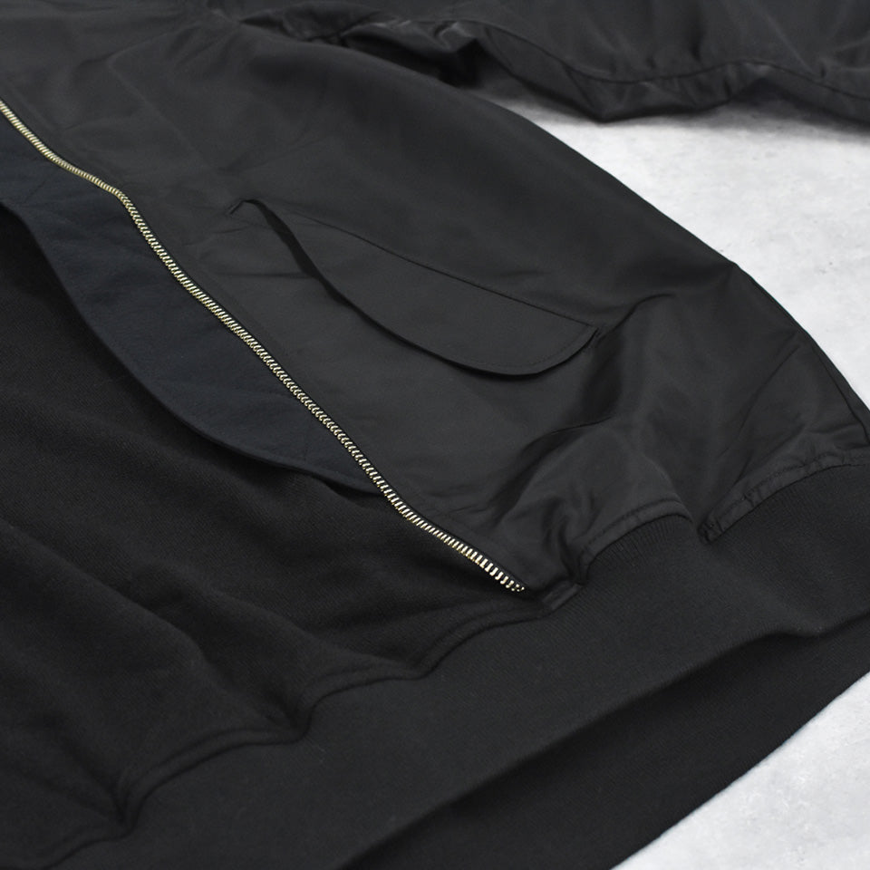 STOF / Trompe l’oeil Pulover - BLACK