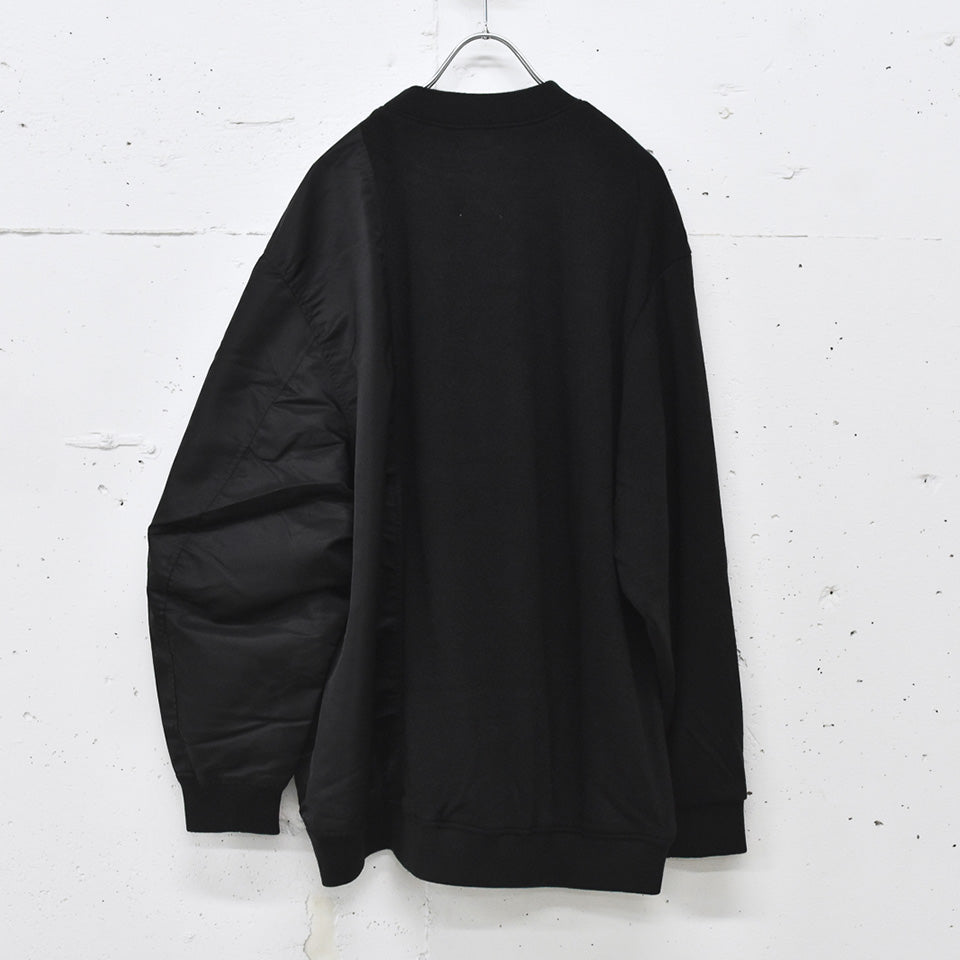 STOF / Trompe l’oeil Pulover - BLACK